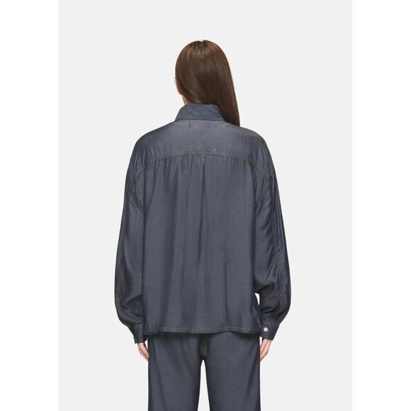 EB Denim Adeline Button Down Shirt in Mariette - Picture 3 of 6